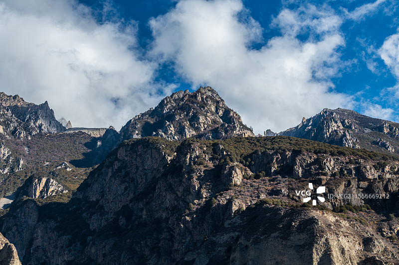 西藏那曲市嘉黎县风景图片素材