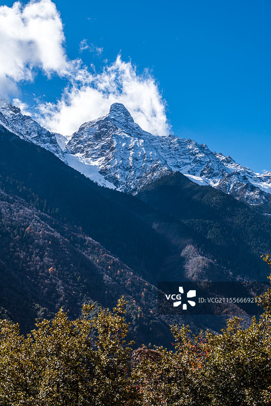 西藏那曲市嘉黎县风景图片素材