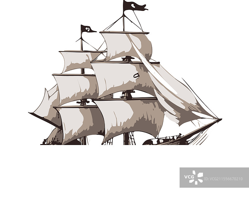 海盗船图片素材
