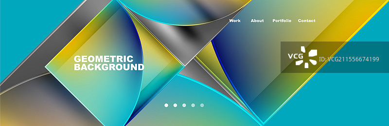 色彩斑斓的几何背景，包含三角形图片素材