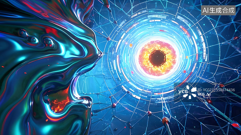 【AI数字艺术】未来科技抽象类型图片素材