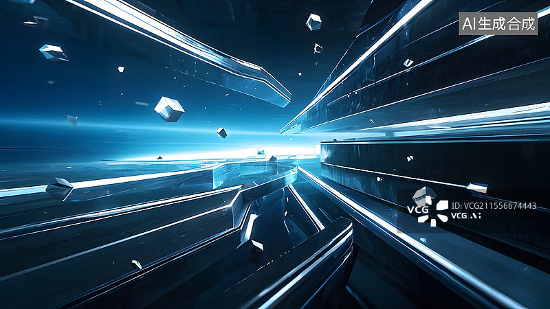 【AI数字艺术】未来科技抽象类型图片素材
