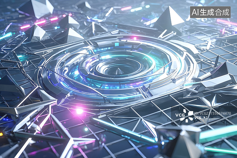 【AI数字艺术】未来科技抽象类型图片素材