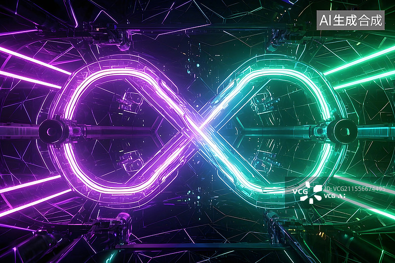 【AI数字艺术】未来科技抽象类型图片素材