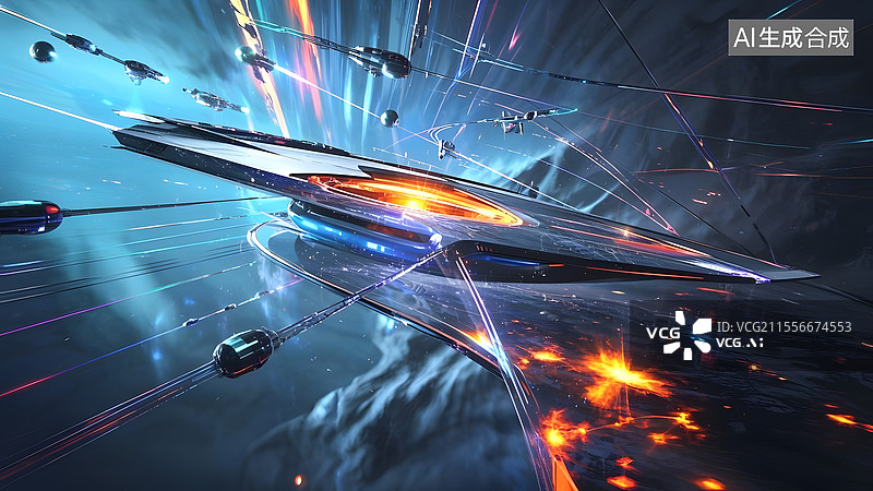 【AI数字艺术】未来科技抽象类型图片素材