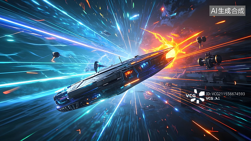 【AI数字艺术】未来科技抽象类型图片素材