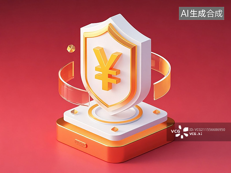 【AI数字艺术】货币安全防护，人民币安全图片素材