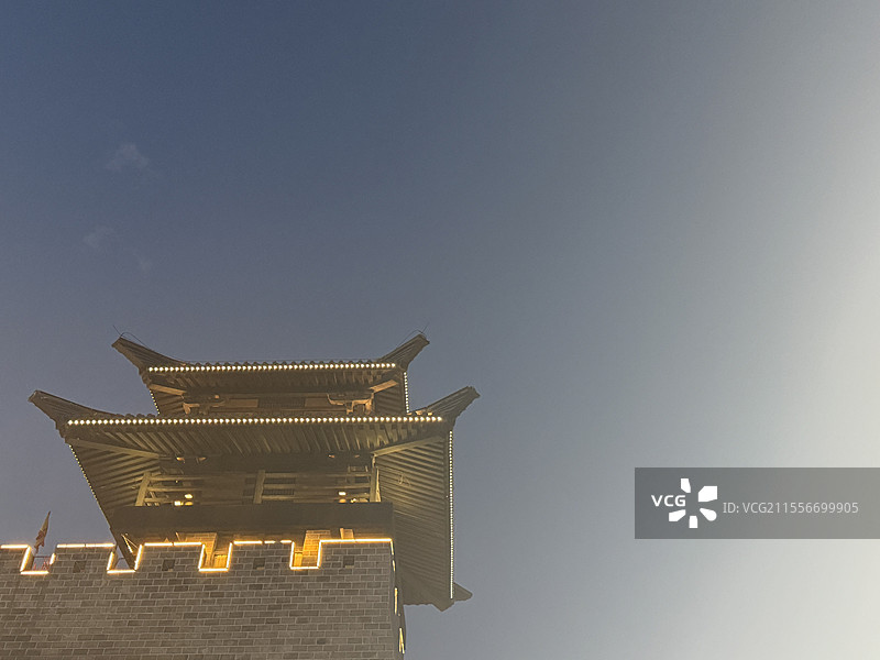 旅游景点建筑曹魏古城图片素材