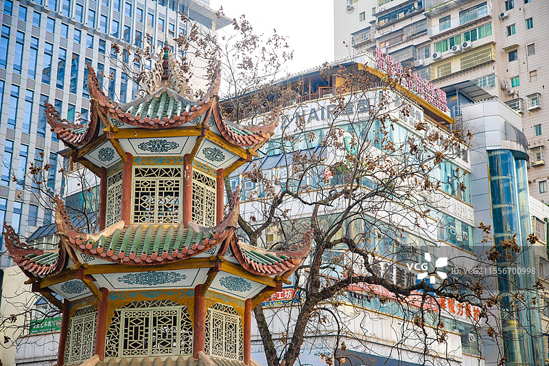 西山碑亭图片素材