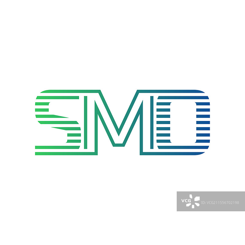 现代的SMO标志设计，字母SMO，极简风格图片素材