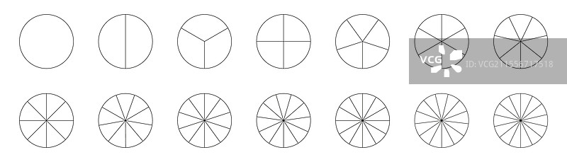 披萨图模板图表轮部件图片素材