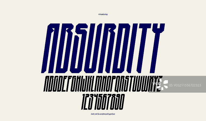 粗体且巨大的斜体重几何字体图片素材