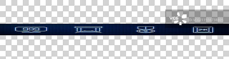 24K金矿条发光奖牌图片素材