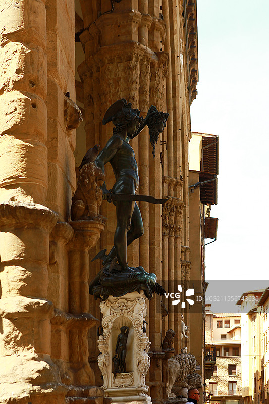 佛罗伦萨的城市雕塑图片素材