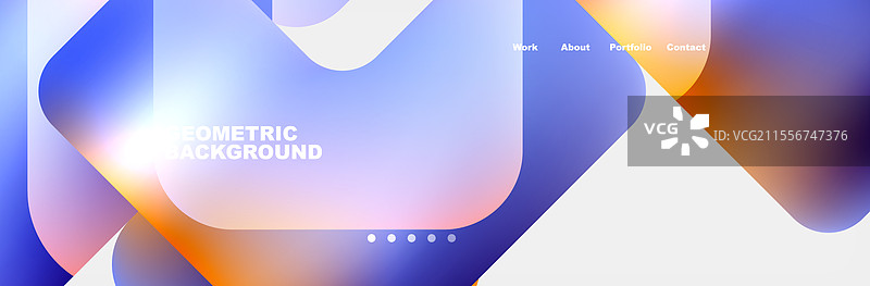 青绿色液体色背景设计用于着陆页图片素材