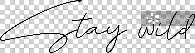 保持狂野 摄影叠加名言 字母艺术图片素材