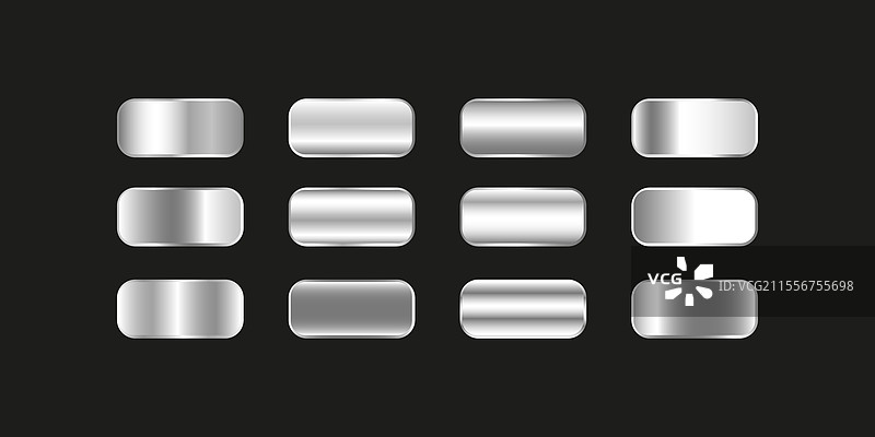 银色金属渐变色彩组合图片素材