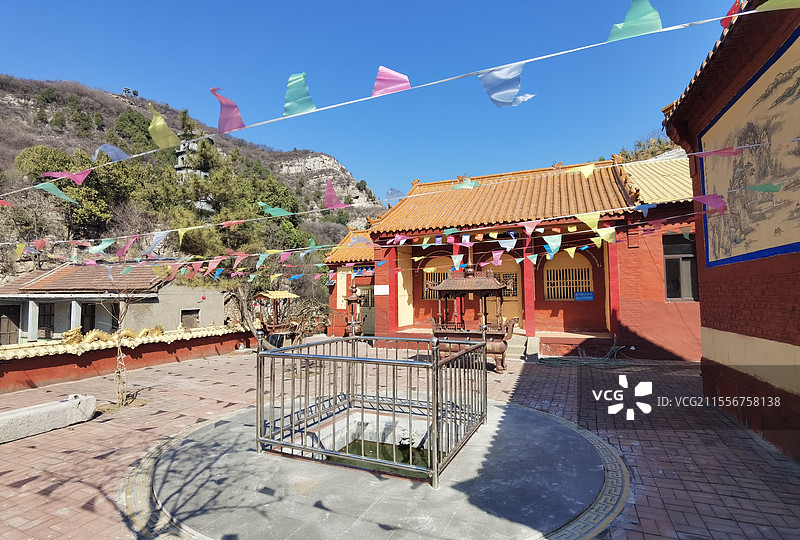 山东省淄博市淄川区龙湾峪村苍龙宫图片素材