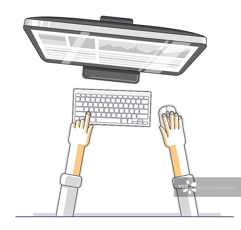 办公室工作人员或企业家在工作图片素材