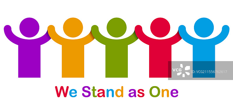 全球社会概念中的不同人群图片素材