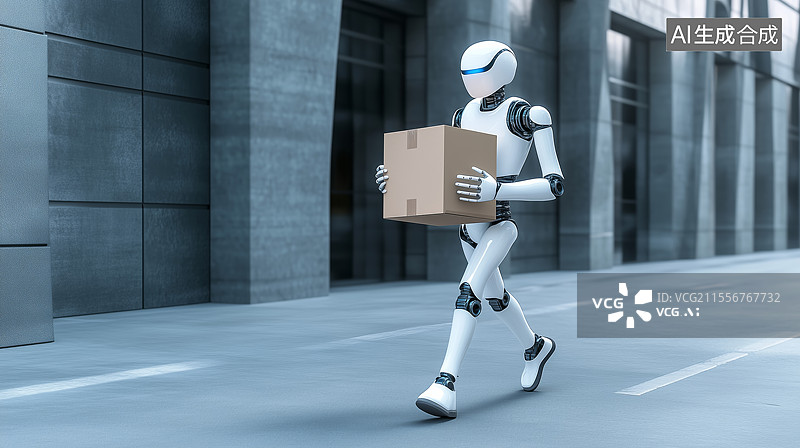 【AI数字艺术】AI时代的物流新趋势图片素材