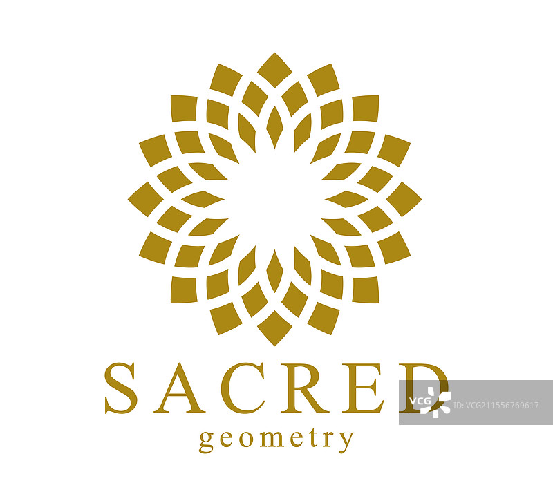 生命之花：神秘的古代圣几何图形图片素材