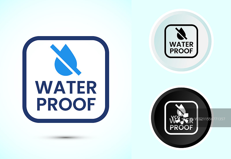 防水图标设计 防水标志图片素材