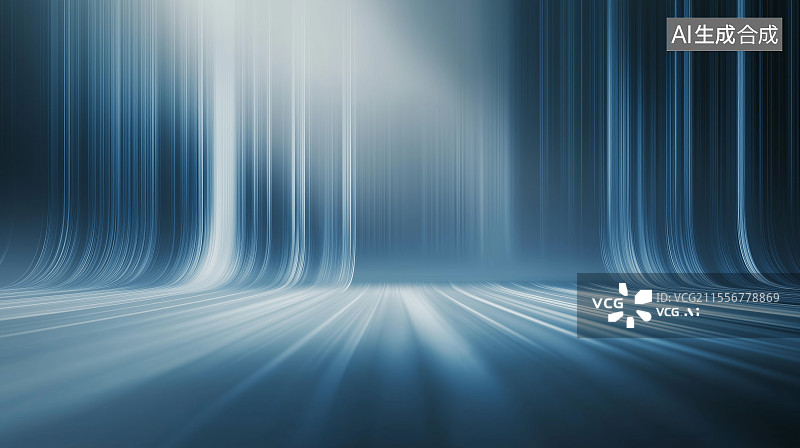 【AI数字艺术】互联网科技极简背景——蓝色光线背景图片素材