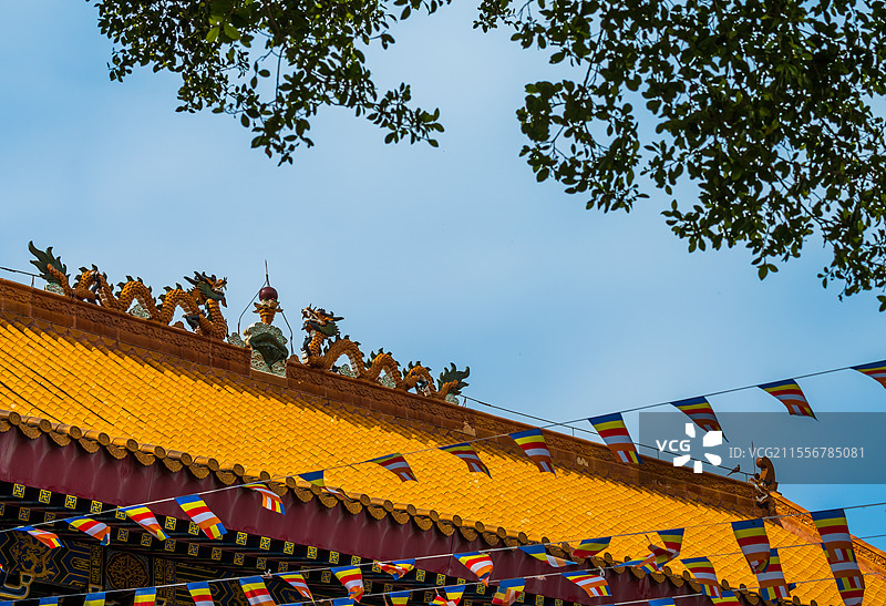 龙兴寺：双龙戏珠的庄严之美图片素材