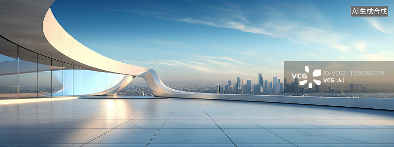 【AI数字艺术】建筑背景图片素材