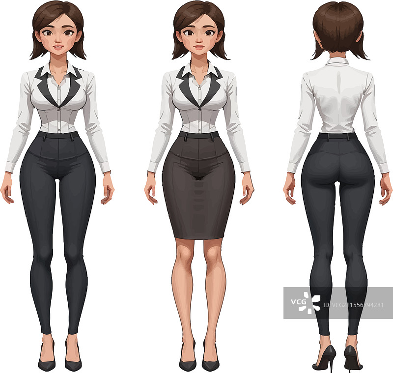 戴着安全帽的女性建筑工程师图片素材