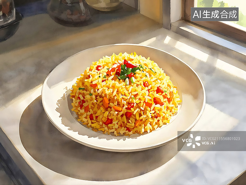 【AI数字艺术】手抓饭图片素材