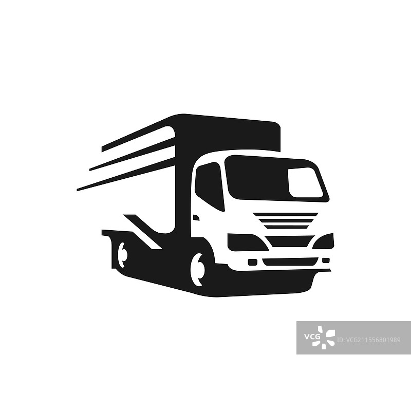 快递卡车图标集 快递卡车图片素材