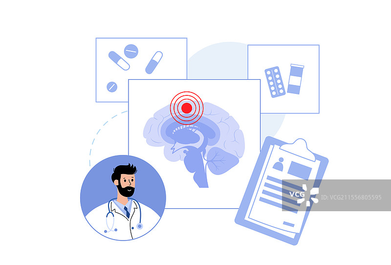 脑癌海报图片素材