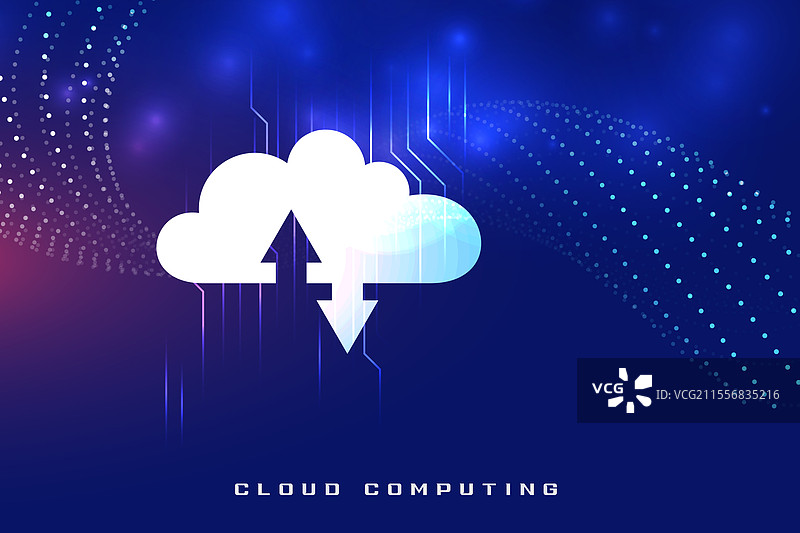 云计算未来背景图片素材