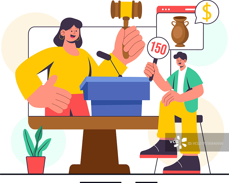 慈善拍卖活动筹款活动图片素材