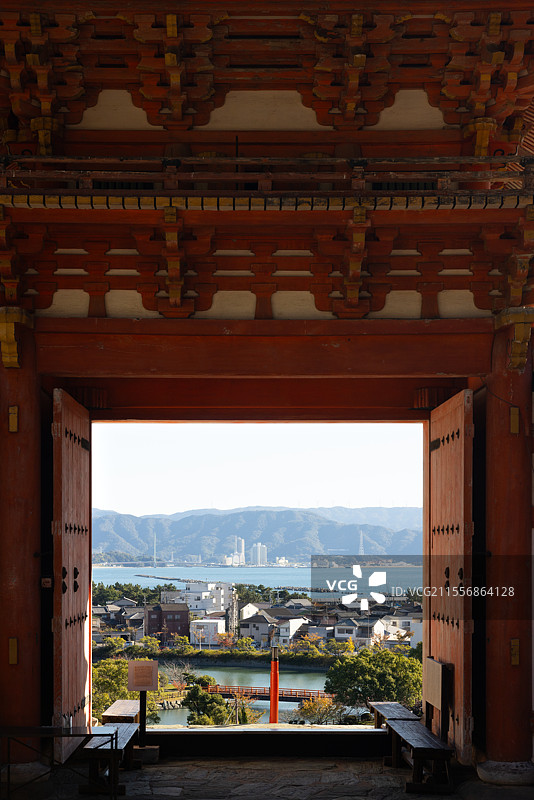 日本和歌山市和歌浦天满宫图片素材