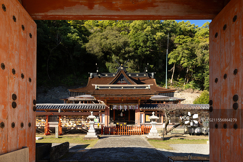 日本和歌山市和歌浦天满宫图片素材