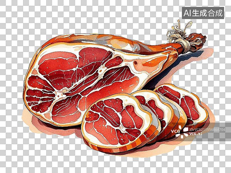 【AI数字艺术】云南宣威火腿图片素材