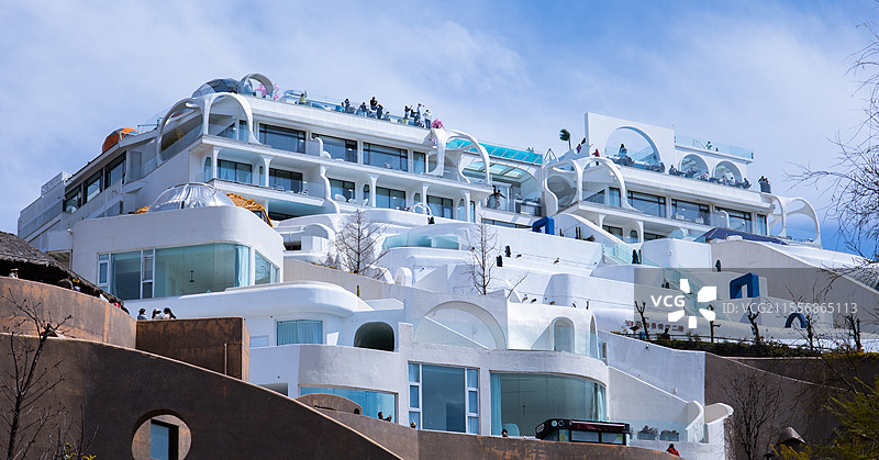 云南洱海金银岛风光图片素材