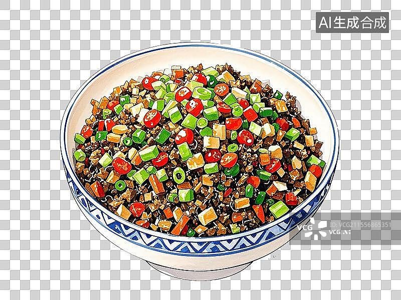 【AI数字艺术】湘西外婆菜图片素材