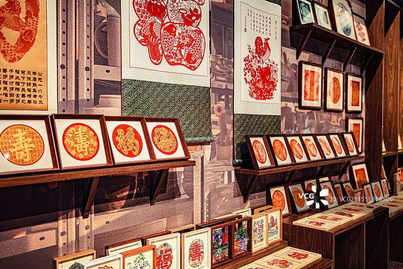 中国工艺美术馆国家级非物质文化遗产丰宁满族剪纸图片素材