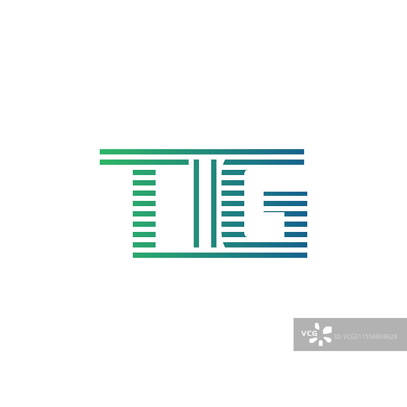 现代TIG标志设计，字母TIG，极简风格图片素材