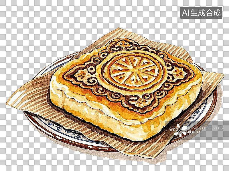 【AI数字艺术】纳西族丽江粑粑图片素材