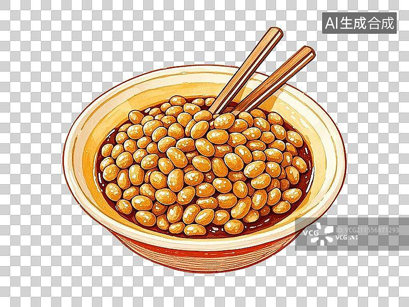 【AI数字艺术】纳豆图片素材