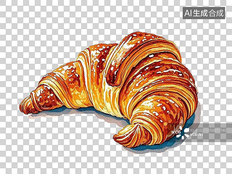 【AI数字艺术】可颂图片素材