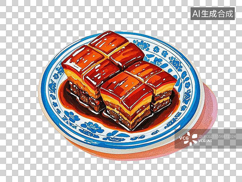 【AI数字艺术】红烧肉图片素材
