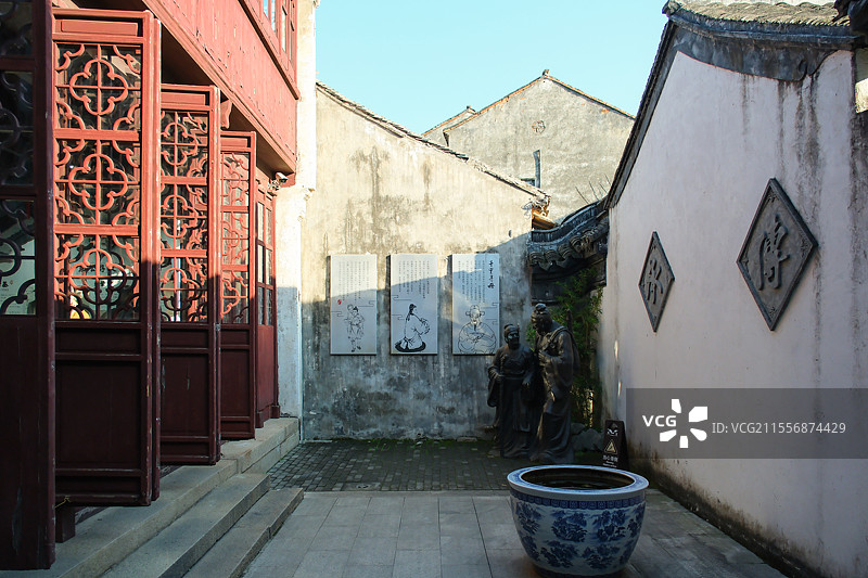 同里古镇吴江家风家训传承馆图片素材