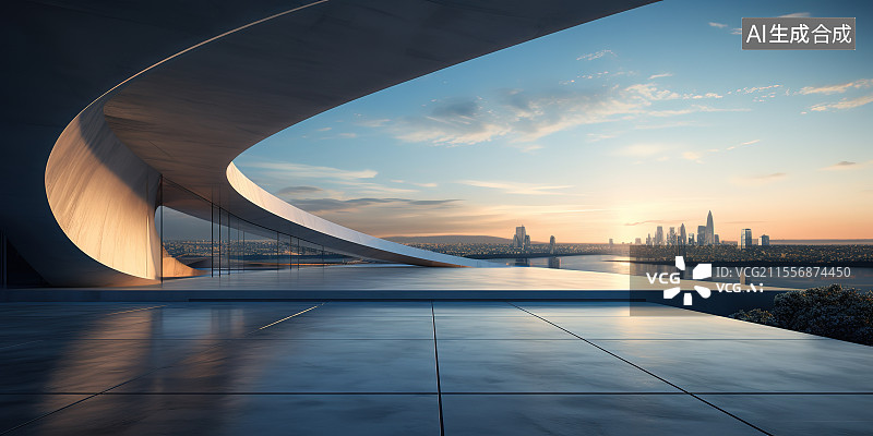 【AI数字艺术】建筑背景图片素材