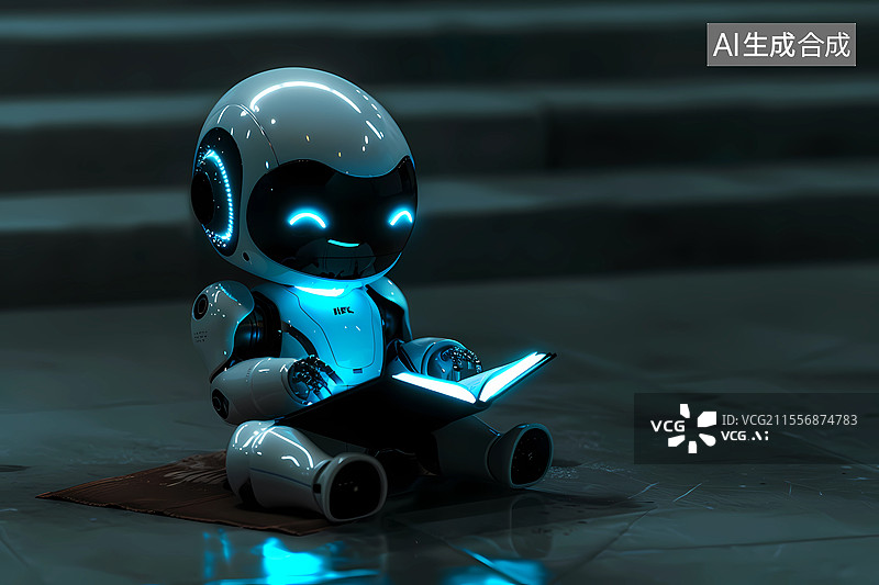【AI数字艺术】机器人，机器人学习教育，AI，人工智能图片素材